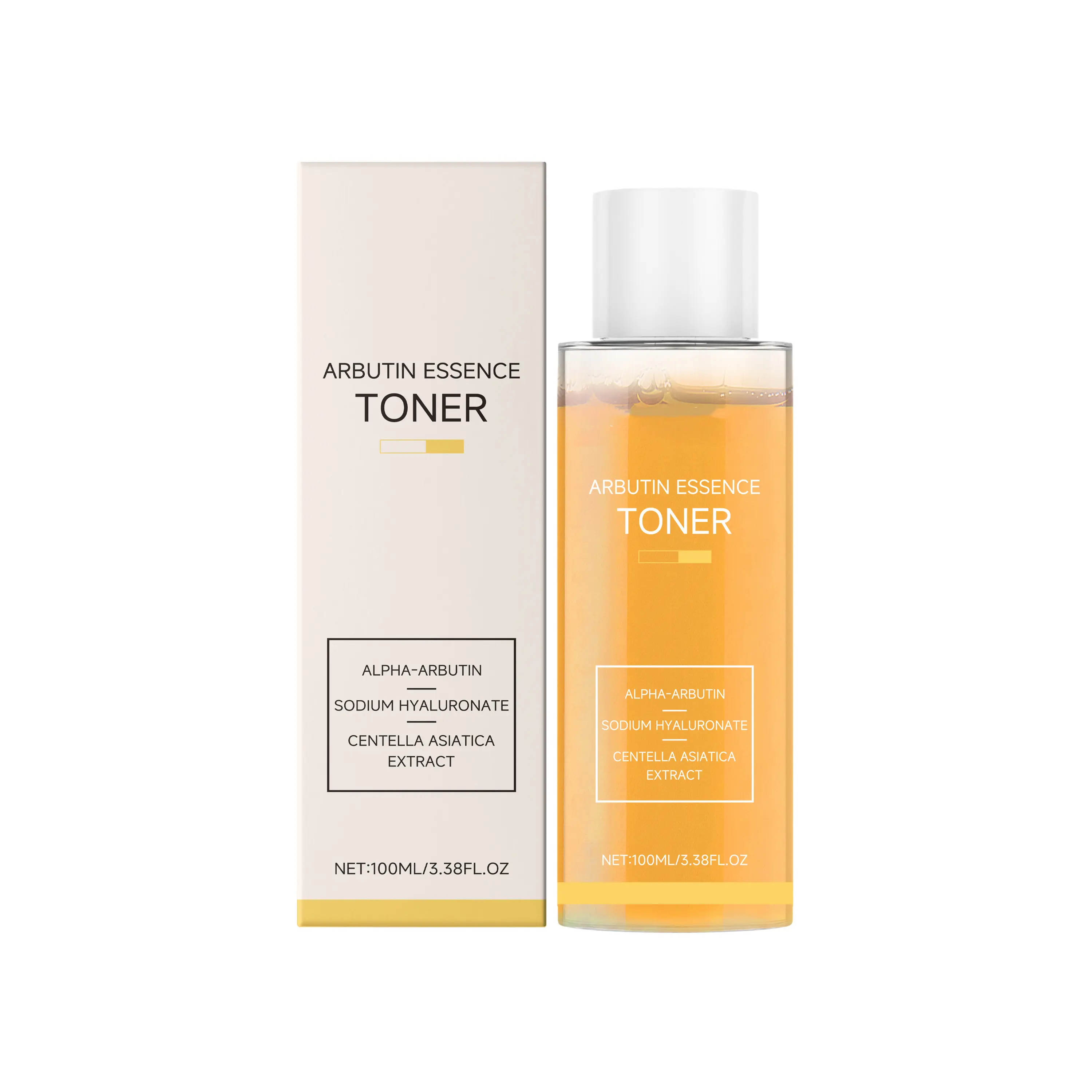 Soothing Facial Toner with Arbutin, Centella & Hyaluronic Acid - Double-Layer Formula to Hydrate, Brighten, and Moisturize Skin
