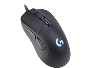 Logitech G403 Hero 25K Gaming Mouse, Lightsync RGB, Lightweight 87G+10G optional, Braided Cable, 25, 600 DPI, Rubber Side Grips