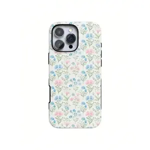 MagSafe/Tough Case Pastel Garden Sunday Case, Aesthetic Phone Case For IPhone 17 Pro Max, S24 Ultra And iphone 16e 15, 14, 13, 12, 11 Pro Max, X, XR, XS Max, 8, And 7 Plus, Screen Protector,