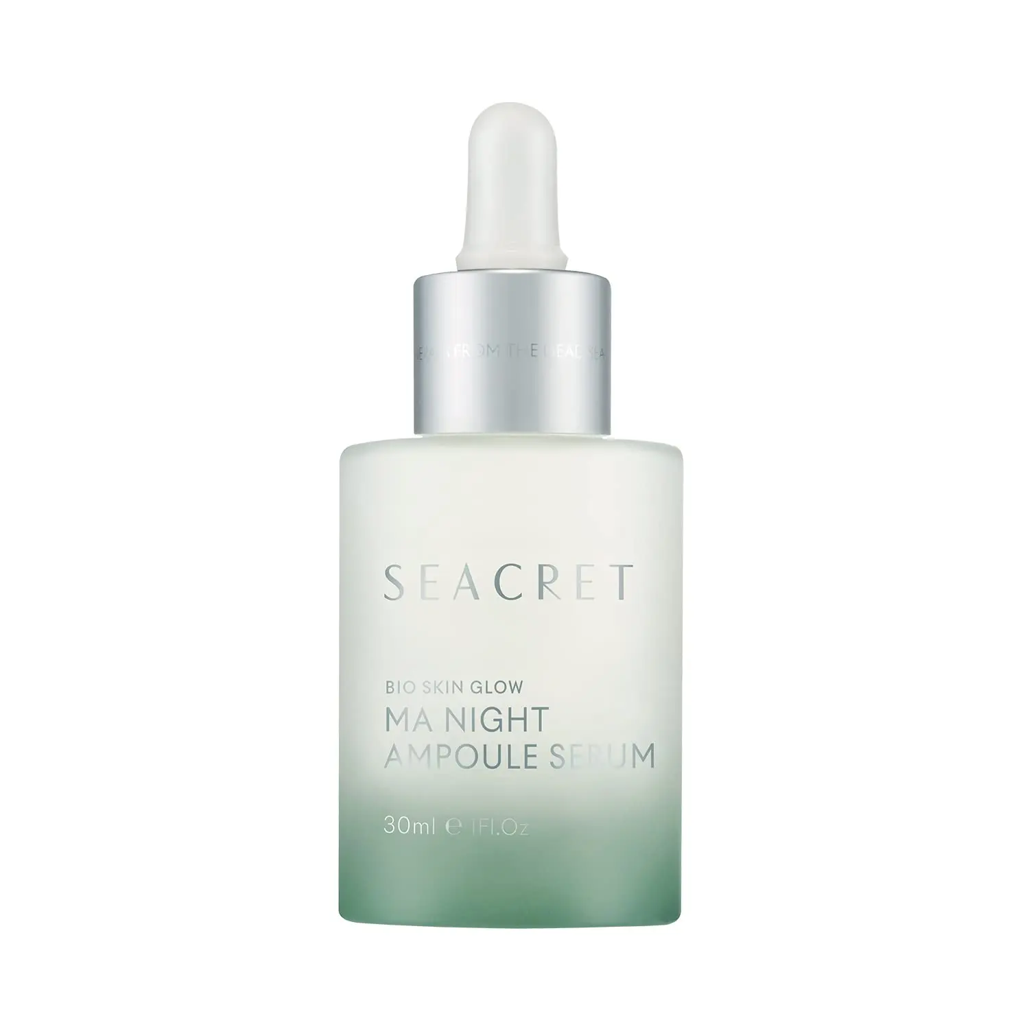 SEACRET Bio Skin Glow MA Night Ampoule - Multi-Acid AHA + BHA Overnight Resurfacing Serum with FERMENT 21 Biotechnology, Dead Sea Minerals, Gentle Exfoliating Face Serum, 1 Fl Oz / 30 ml