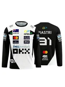 2025 New Racing-Style Long Sleeve T-Shirt|extreme Sports Racing Suit|breathable Long Sleeve Sportswear|mountain Bike Clothing