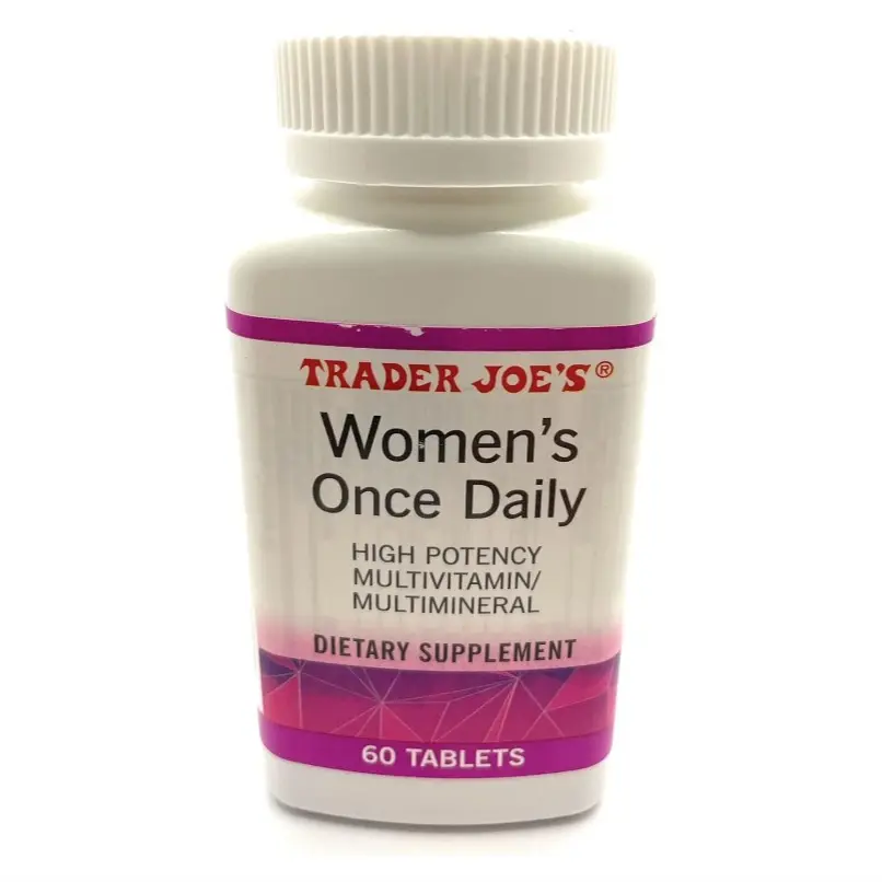 Trader_Joes 60 Tablets of Women's Once Daily High Potency multivitamins & Multiminerals Supplement for Dietary Needs - Optimum Healthcare