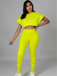 Chasity Pant Set Cotton Crop