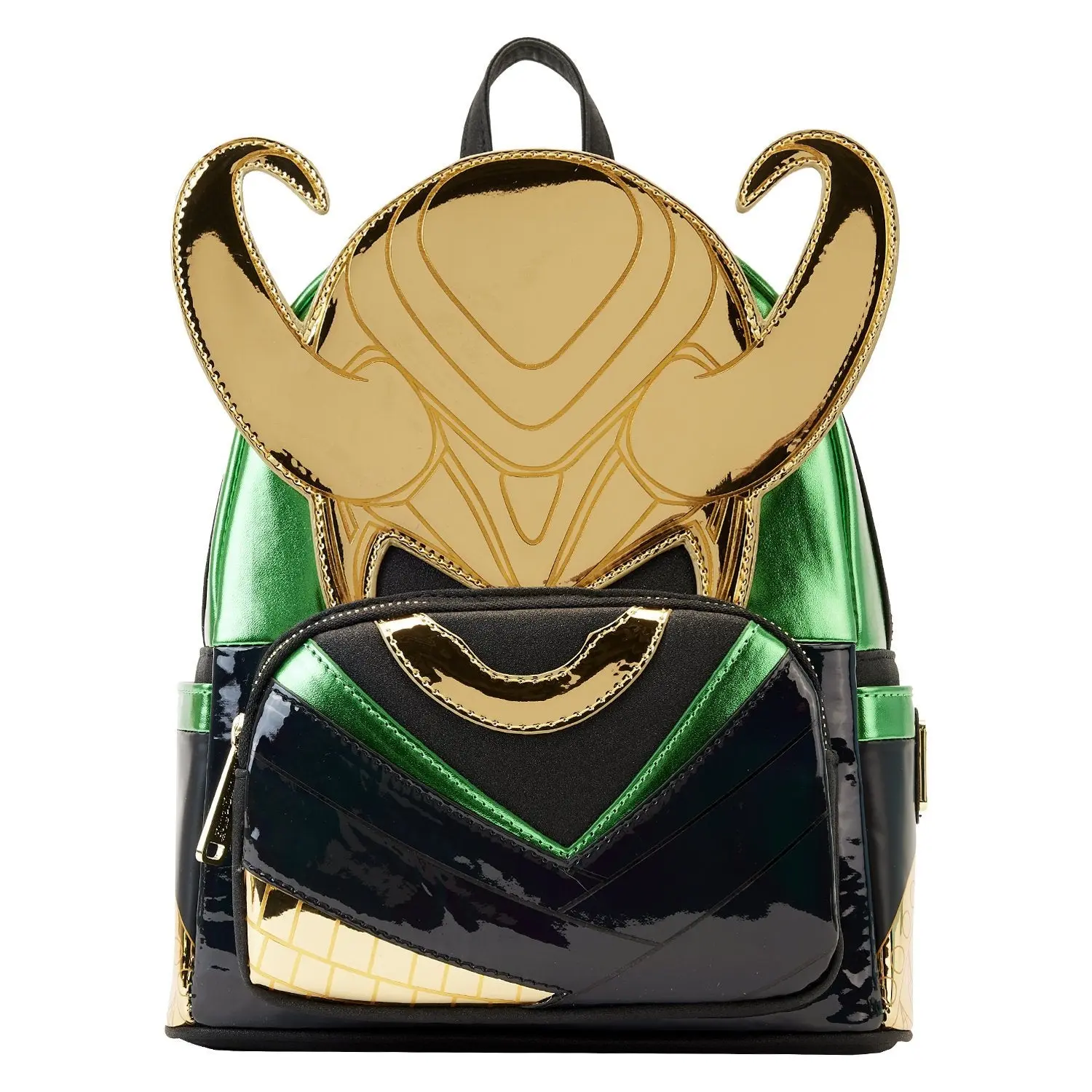 Loungefly Marvel Shine Loki Mini Backpack, Stylish Functional Backpacks for Women, Backpacks Women