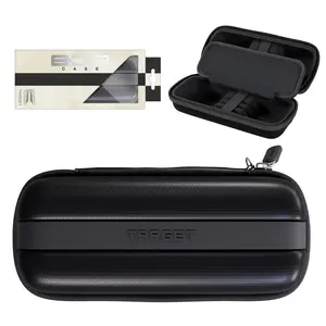 Target Darts BOA Dart Storage Case, One Size – Black/Navy/Grey | Darts Wallet, Store Dart Shafts, Swiss Points, 6 Fully Assembled Darts, Additional Accessories