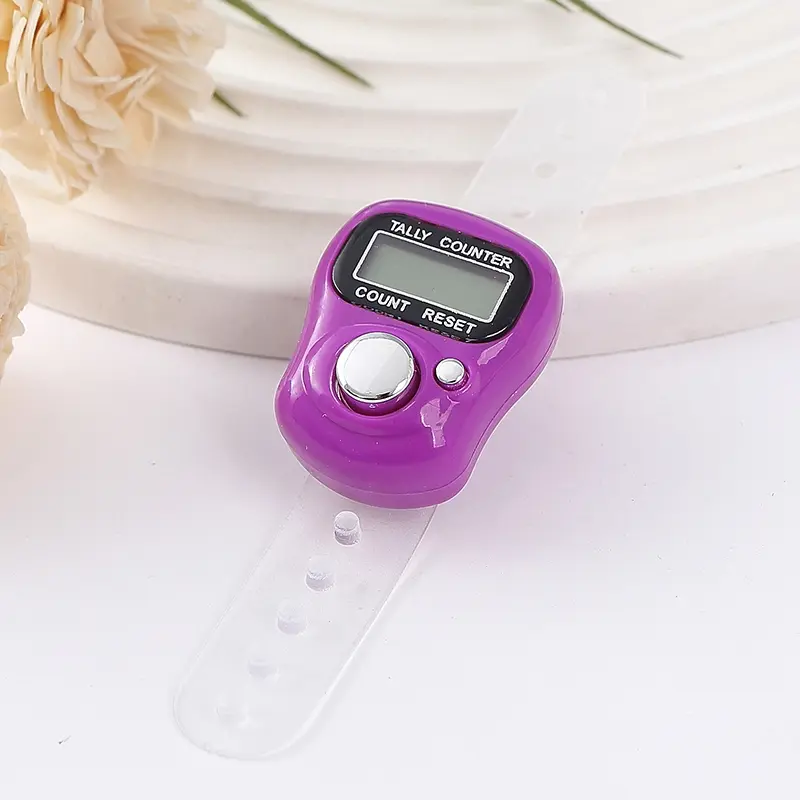 1pc Portable Manual Finger Counter Ring, Mini Counter for Knitting and Holiday Gifts, Convenient Handheld Counting Device, Supplemental Golf Accessories, Golf Equipment