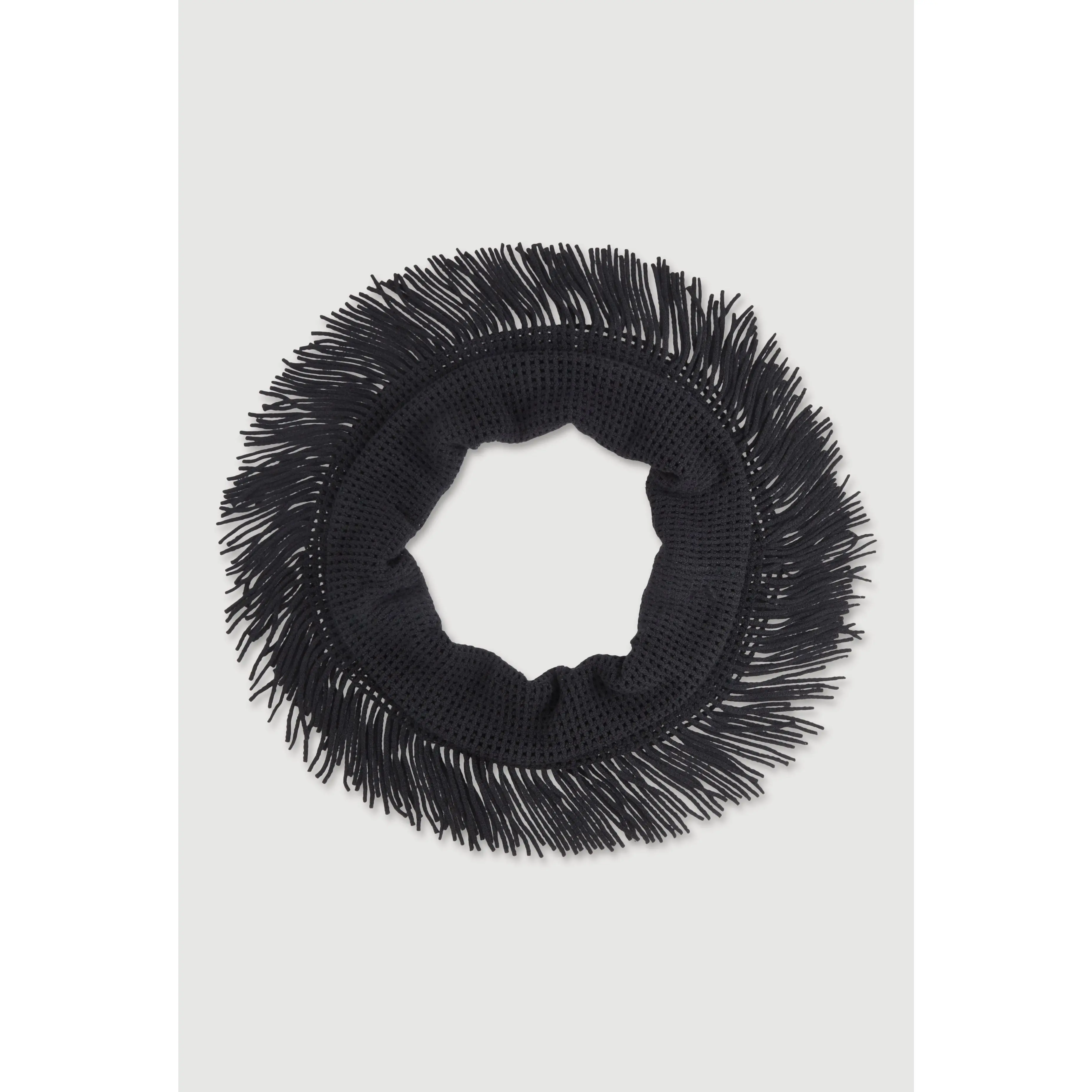 Fringed Infinity Scarf