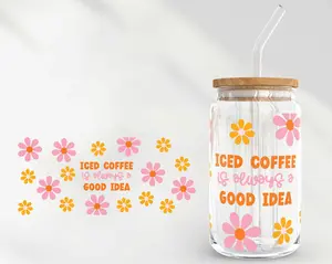 20 Ounce Glass Coffee Tumbler - Iced Coffee is Always a Good Idea