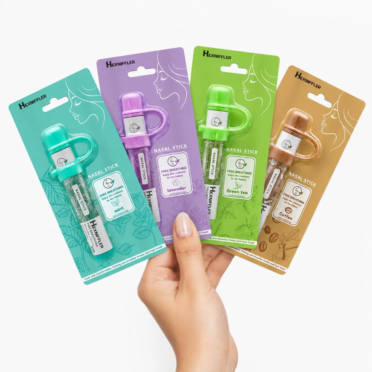 Portable Pocket Aroma Stick, Compact Home & Travel Fragrance Accessory, Refreshing Everyday Scent for Office, Car & Daily Use, 4 Scents