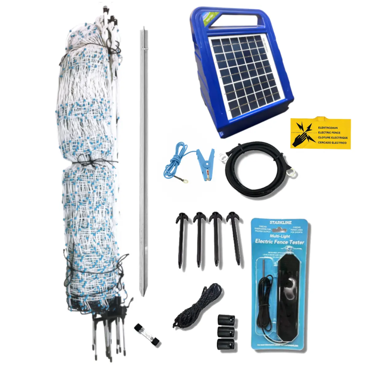 Premium Electric Poultry Netting Kit