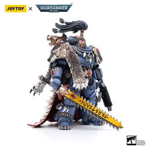 JOYTOY 1:18 Scale Collectible Figure, Space Marines Space Wolves Ragnar Blackmane with Ragnar Pose Action Figure Model JT2931,summervibes