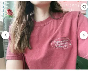 "Dream Girl Embroidered Unisex Shirt: Wear Your Dreams with Style!"