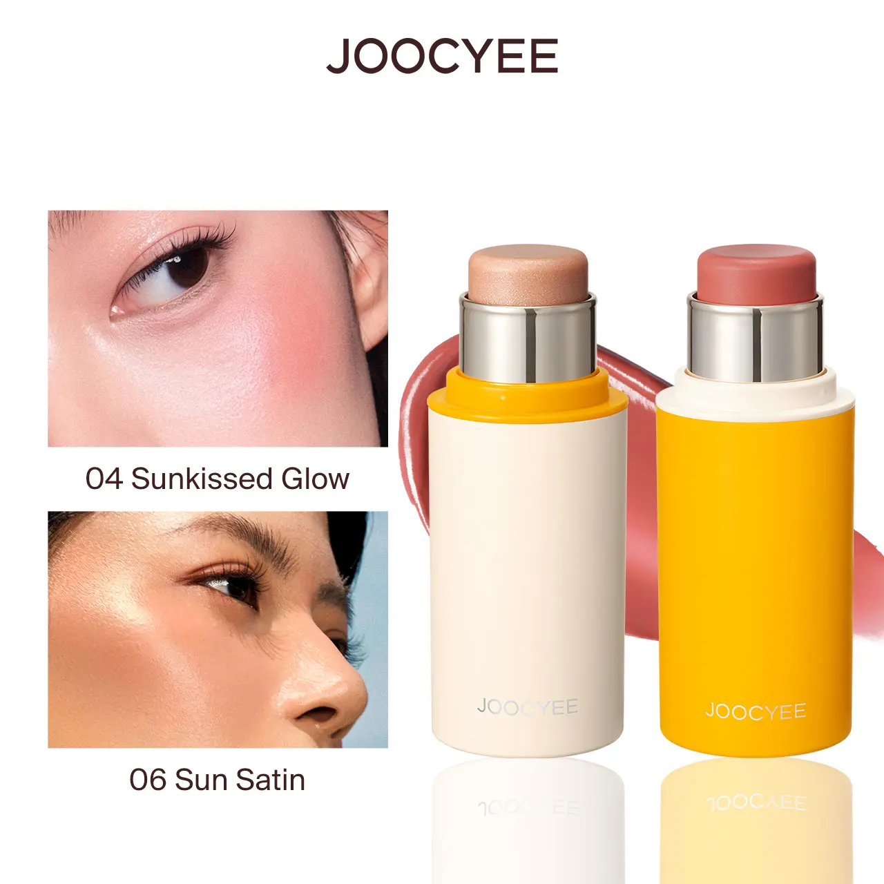 JOOCYEE SOFT SCULPT STICK  Highlight & Bronzer, Blendable Cream Contour Stick, Lightweight, Hydrating, Buildable, Natural Radiant Finish campingessentials
