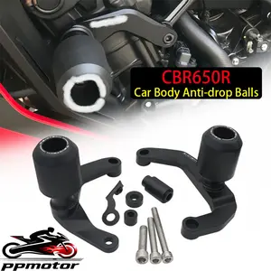 For Honda CBR650R CB650R Crash Protector Set Engine Cover Sliders & Frame Protectors for Essential Protection Against Impacts and Scratches