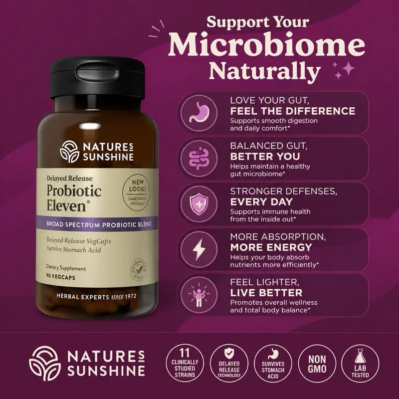 Nature's Sunshine Probiotic Eleven 90 Capsules