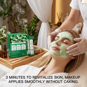 12-Pack Bubble Mask with Hyaluronic Acid, Gotu Kola, Niacinamide, Automatic Foaming, Quick Cleansing, Portable, Low Sensitivity Formula