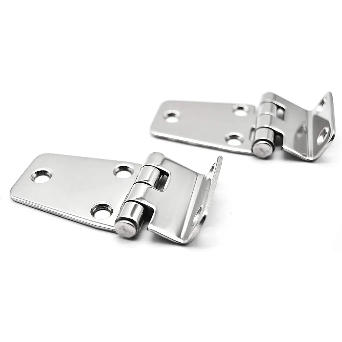 304 Grade Stainless Steel Strong and Durable Heavy Duty Corrosion Resistant Door Hinges for Boats – Yachts – Doors – Motor Boxes – RVs (2-5/8" x 1-7/16")