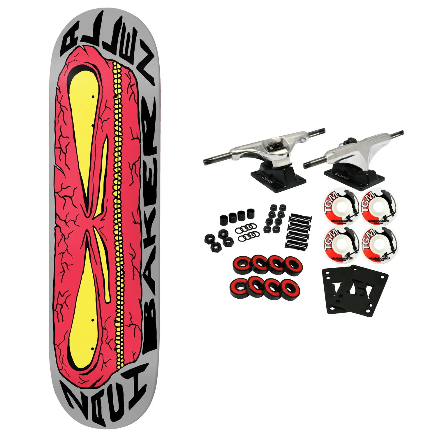Baker Skateboard Complete Zach Allen Big Brain 8.5" x 32"