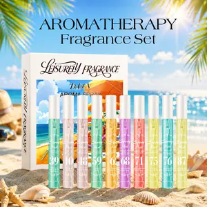 Limited Edition Summer Brazilian Perfume Spray Set, Elegant Perfume Mist, Floral & Fruity Scents, Fragrance Sprays, 10 Bottles, Natural Fresh Scent, Ideal for Travel, Home, Office Use, Multi-Vial Fragrance Sets, Set Fragrance Sets