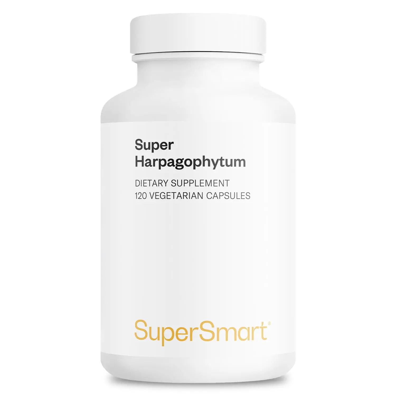 Supersmart - Super Harpagophytum 1000mg per Day (High Strength) - Devil's Claw Herbal Supplement | Non-GMO & Gluten Free - 120 Vegetarian Capsules