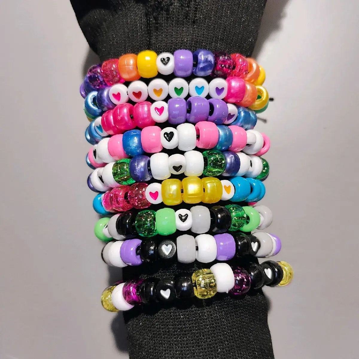 LGBTQ+ Pride Charmed Kandi Bracelet Set