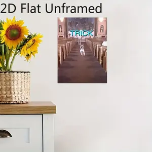 1pc Unframed Alex G Trick Album Cover Painting Canvas Poster, Canvas Wall Art, Poster and Print, Artwork Wall Painting for Gift, Office, Living Room, Cafe, Wall Decor, Home Decor