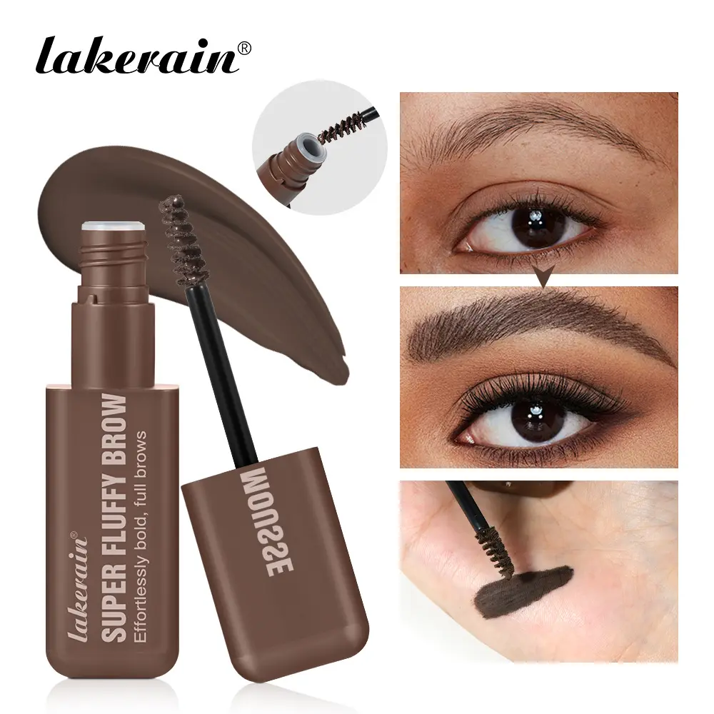 Lakerain Plump Eyebrow Mousse, Velvety Natural Smooth Long-Lasting Brow Dye, 3D Sculpted Eyebrows, Eyebrow Mascara, Makeup Essential, Eyebrow Makeup Products, Eyebrow Dye Paste