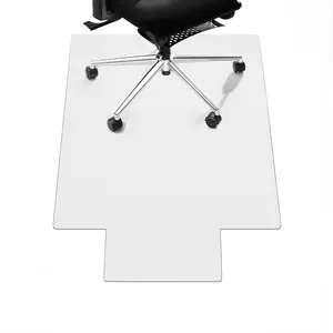 Office Chair Mat for Hard Floors, Computer Desk Chair Mat Strong Slip Resistant Under Desk Floor Protector Stay in Place Plastic Computer Mats for Rolling Work and Gaming Chairs