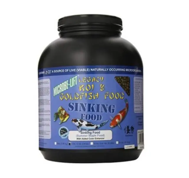 Eco Labs MLLSPLG Microbe-Lift Sinking Pellets, 12 oz, 5 lbs Aquarium Fish Food - Transitional Food with Stabilized Vitamin C