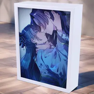 Wooden Box  Sign -  Japanese Anime The Apothecary Diaries Picture Frame ornament - Ideal for Teen, Game, or Dorm Decor，Room Decor Inspirational for Sons,Motivational Poster for Home, Bedroom, Living Room, Bathroom, Office