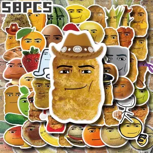 58PCS Roblox Faces Aesthetic Stickers Pack, Funny Game Character Expression Vinyl Stickers for Laptop, Water Bottle, Phone Case, Scrapbook, Journal, Planner, DIY Craft Decoration