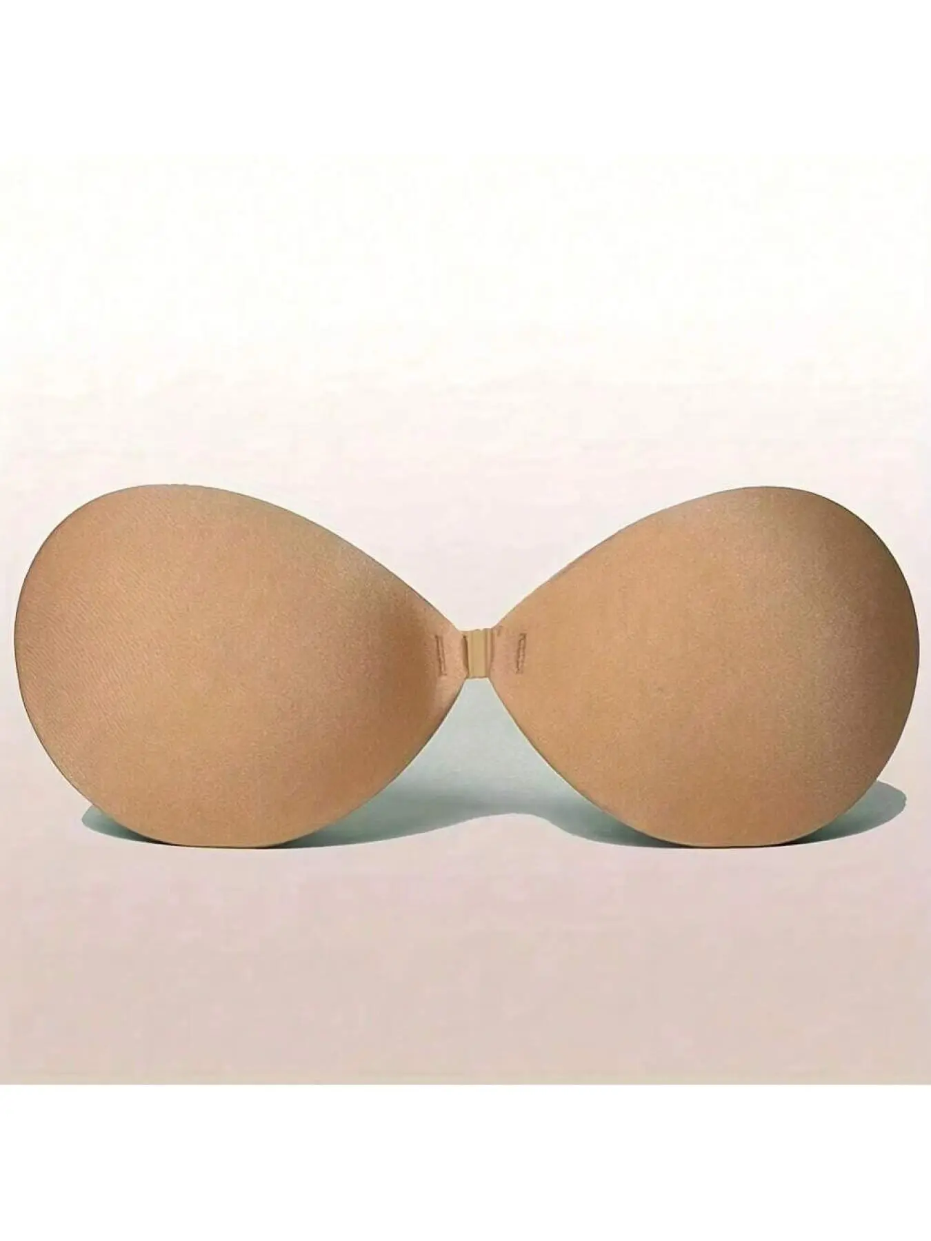 A bra suitable for women with small breasts to enhance the chest, Adhesive Invisible Bra, thickened palm-shaped invisible breast pads, seamless, invisible, non-slip, nipple-lifting coverage, comfortable, reusable, opaque, bra accessory