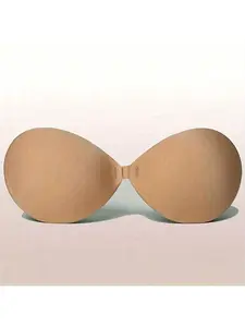 A bra suitable for women with small breasts to enhance the chest, thickened palm-shaped invisible breast pads - seamless, invisible, non-slip, nipple-lifting coverage, comfortable, reusable, opaque, fashionable women's accessory, bra accessory, seamless d