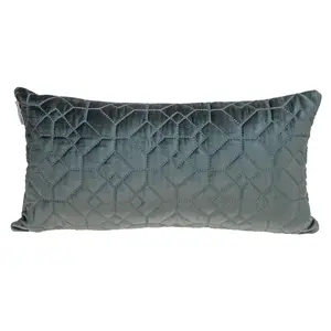 Parkland Collection PILL21316P Sora Transitional Gray & Charcoal Rectangle Throw Pillow