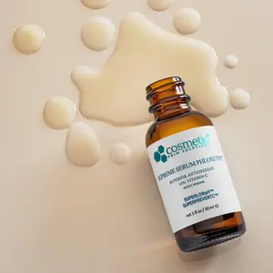 Supreme Serum Phloretin | 10% Vitamin C + 1% Phloretin Antioxidant Serum | Brightening Anti-Aging Serum | Dark Spot & Uneven Skin Tone Treatment