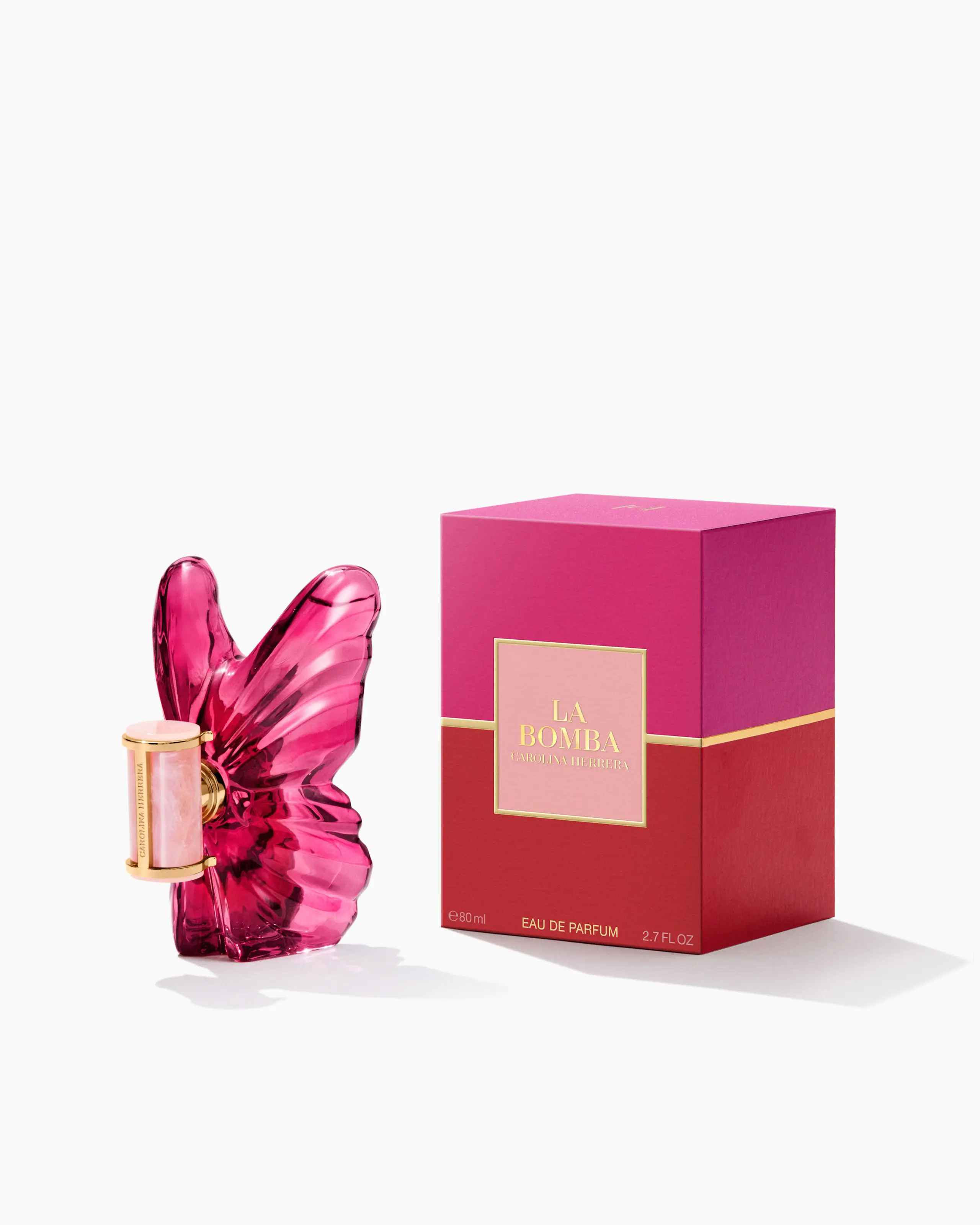 Carolina Herrera La Bomba Eau de Parfum 80mL/2.7 fl oz – Women's Luxury Floral Fruity Amber Fragrance, Juicy Pitaya Cherry Peony & Warm Vanilla Sillage, Sophisticated Long-Lasting Signature Scent