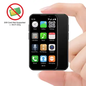 Soyes 3.0" Mini Smartphone with HD Touchscreen Dual Cameras 3MP+5MP GPS Android Lightweight Portable Kids Learning Tool Toy Cellphone Gift – 1000mAh (5V/1A charging, 2.4GHz WiFi supported, NO SIM Support)