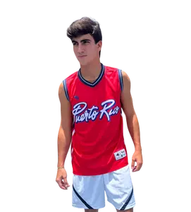 Puerto Rico Basketball Jersey Red Flag Edition | Sleeveless Mesh Jersey