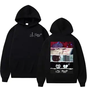 Autumn Winter High Quality Fleece Hoodies Rapper Lil Peep Music Album Print Hoodie Unisex Fashion Hip Hop Rap Hooded Sweatshirts  L559 7LC