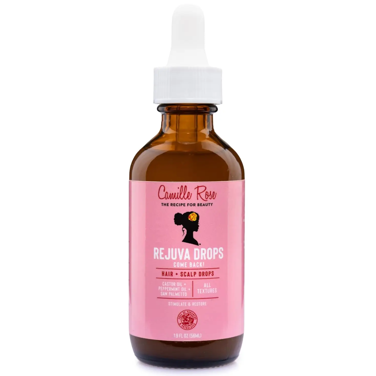 Rejuva Drops, Come Back Hair + Scalp Serum – Castor Oil, Saw Palmetto, Lavender, Peppermint Oil for Rejuvenating Hair and Scalp Care, 1.9 Fl Oz