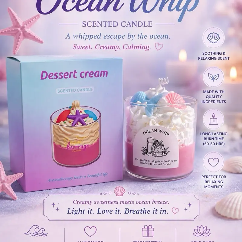 KJS Ocean Wrap Scented Candle