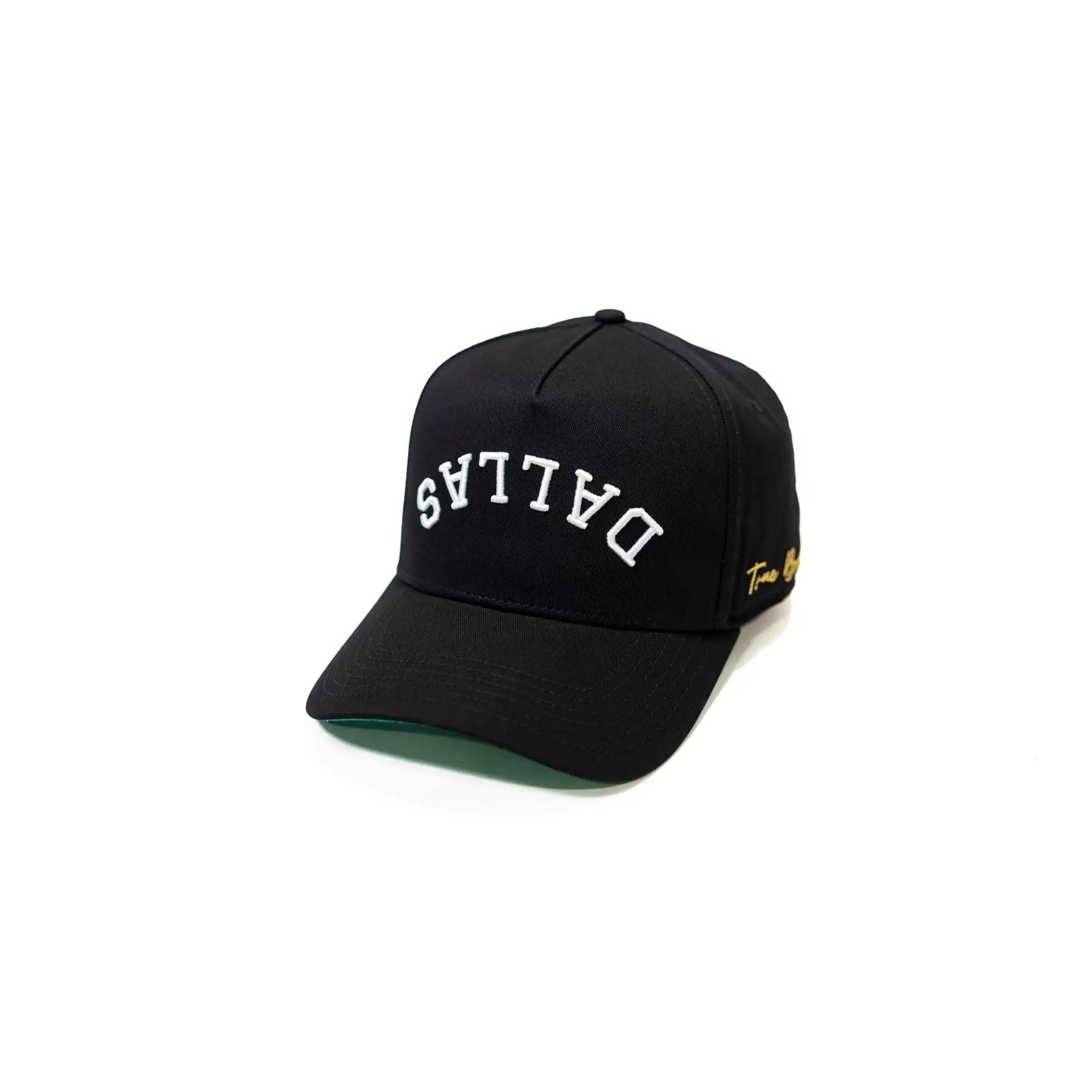 Upside Down Dallas Snapback - CLASSIC BLACK