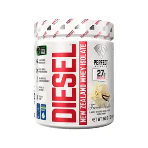 DIESEL Grass-Fed Cleanest Whey Protein Isolate 13oz - Zero Carbs, Zero Sugar, Zero Fat - Low Cholesterol - No Bloating