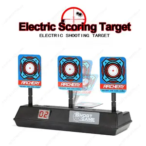 Electronic Scoring Target Electric Dart Target Mobile Automatic Return Soft Bullet Gun Outdoor Practice Shooting Battle gel balls