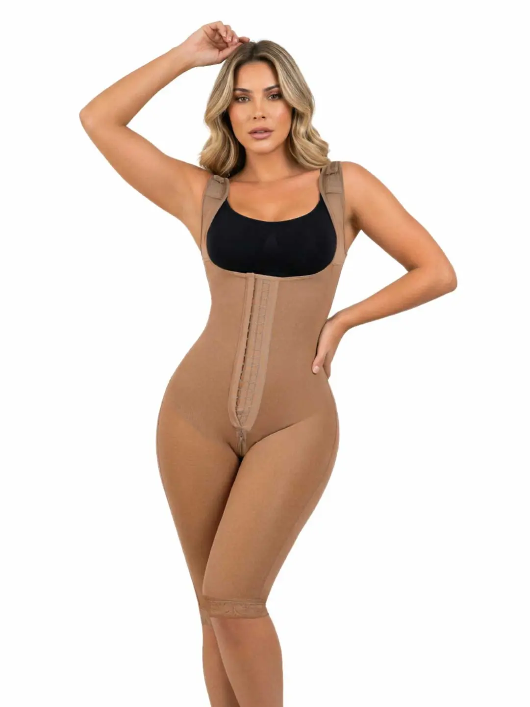 Faja Ultrainvisible SMI7191 Cocoa Hasta la Rodilla
