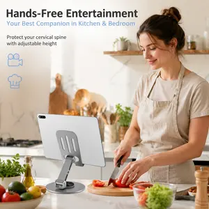 Foldable Phone Stand Holde - Adjustable Portable Folding Desktop Mount - Durable, Stable Phone & Tablet Holder Stand, Compact Tech Accessory for Office, Home Use | Mobile, Smartphone, Cellphone Accessories