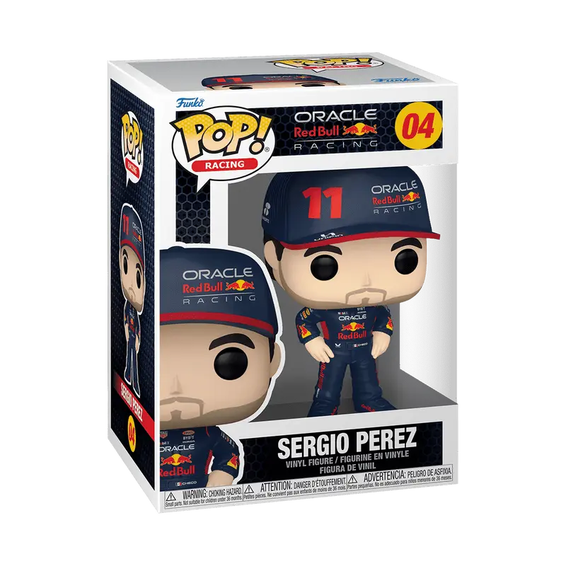 Funko Pop! Oracle Red Bull Racing - Sergio Perez #4 Collectible Pop Vinyl Figure