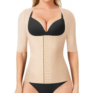 Women Waist Trainer Corset Tummy Control Shapewear Upper Arm Shaper Post Surgical Slimmer Compression Tops