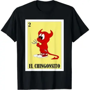 100% Cotton Funny Mexican Design for - El Chingonsito T-Shirt