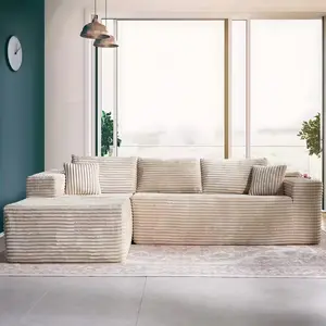 105" Modern Modular Sectional Sofa with L-Shaped Chaise - No Assembly Required, Memory Foam Cushioning, Deep Seat & Plush Cloud Design, Upholstered Contemporary Sofa for Living Room & Bedroom, Spacious L-Shape Configuration